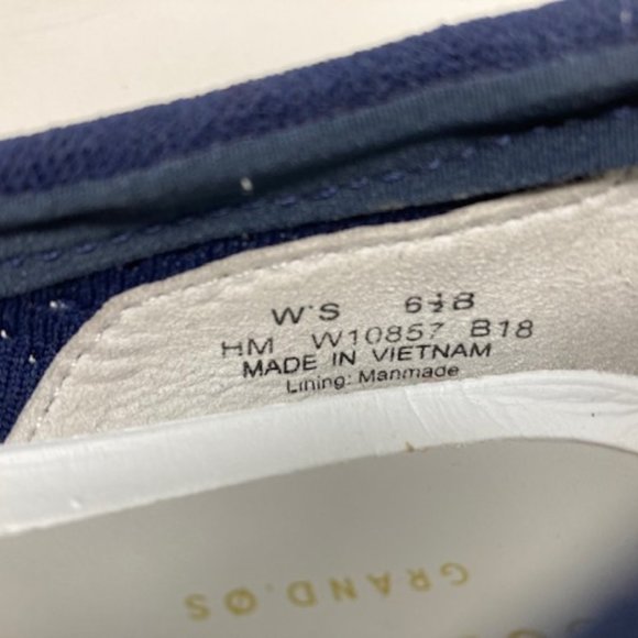 Cole Haan Women's Grand.os Zero Grand Blue Knit Ballet Flats Sz 6.5 B - Picture 3 of 4